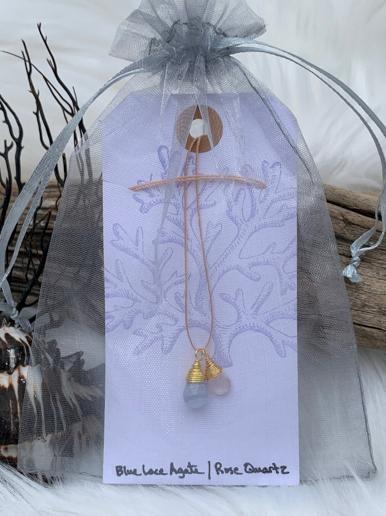 blue lace agate and rose quartz together blue lace agate and rose quartz together
