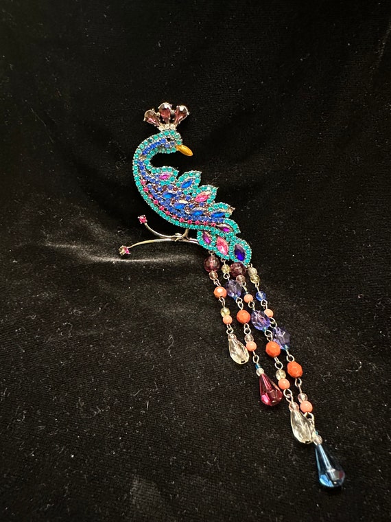 Peacock Brooch