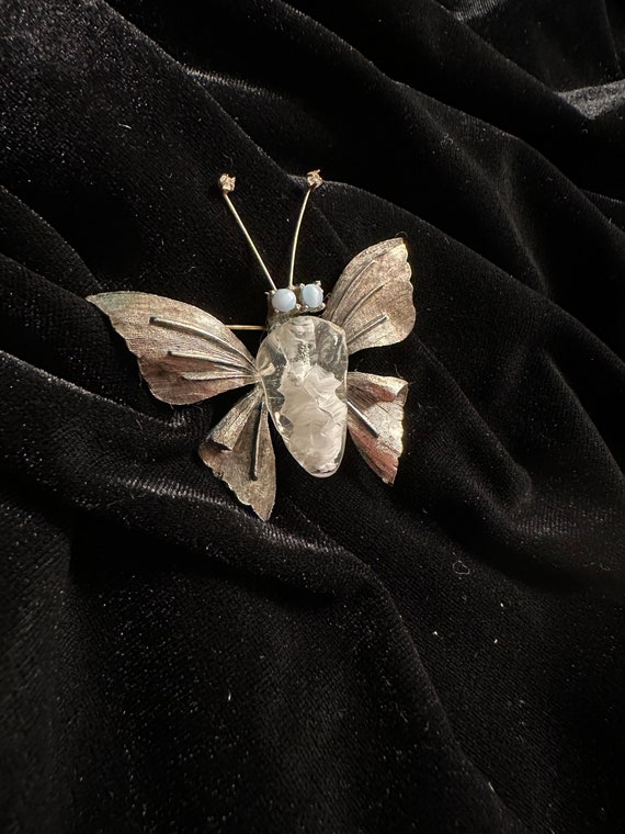 Hattie Carnegie Butterfly Brooch - image 3