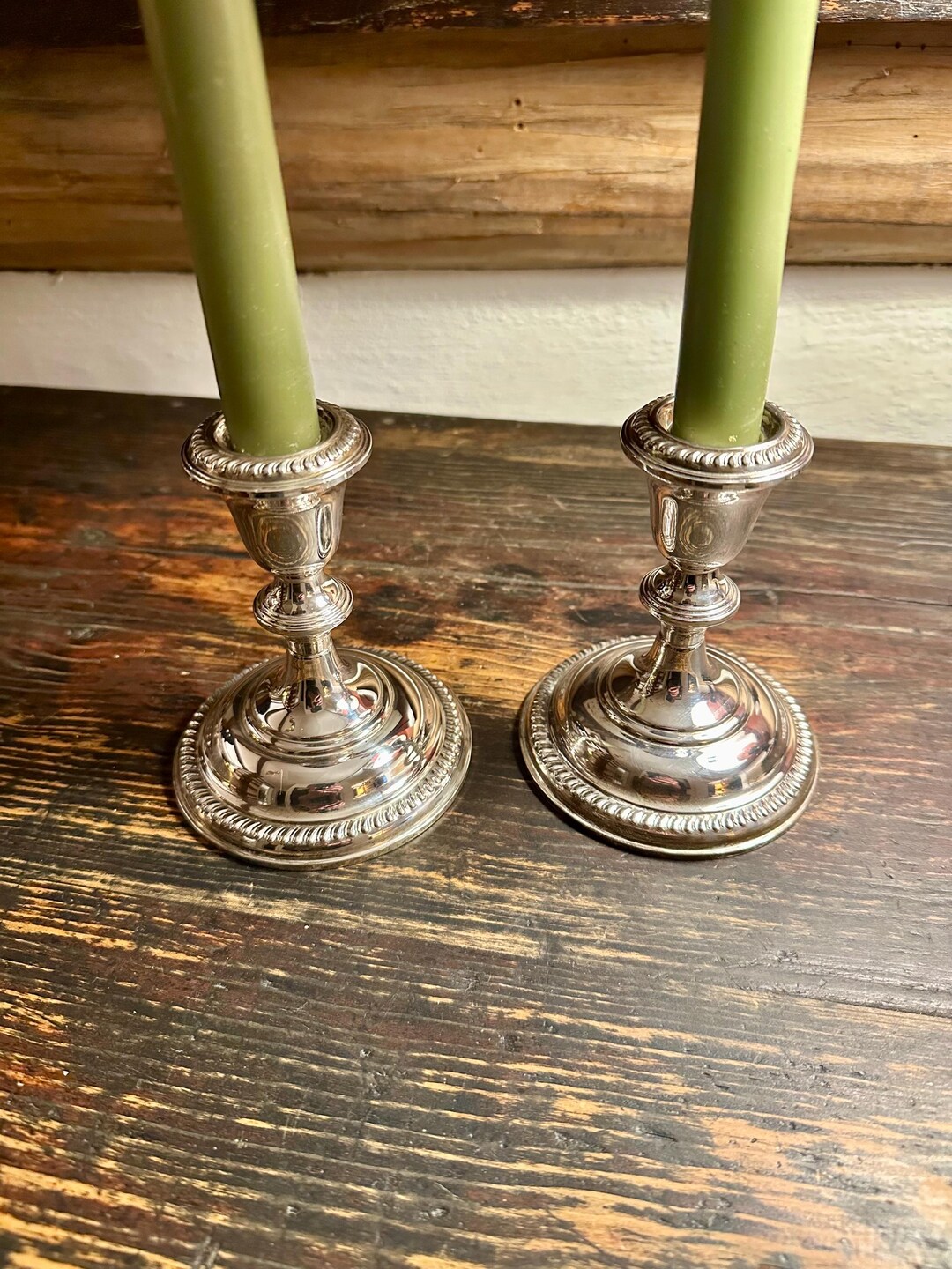 Candlesticks Sterling S Kirk Son Etsy