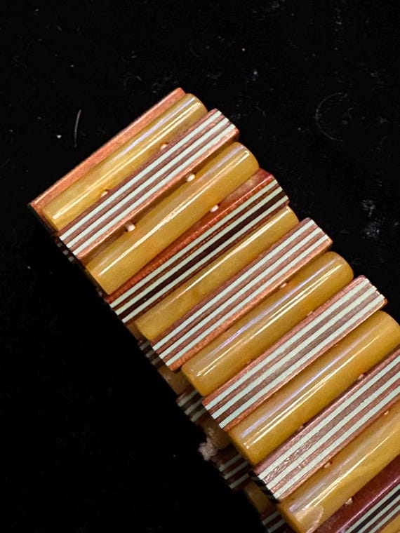 Bakelite Stretch Bangle - image 9