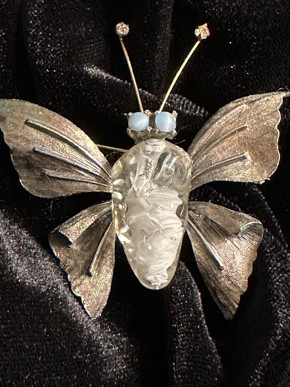 Hattie Carnegie Butterfly Brooch - image 6