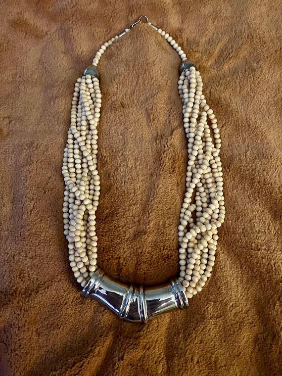 Bone Beaded Necklace