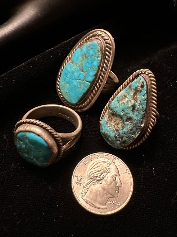 Native American Sterling Rings - image 7