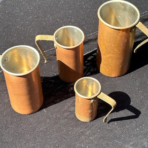 Copper Measuring Cups