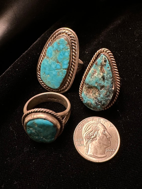 Native American Sterling Rings - image 4