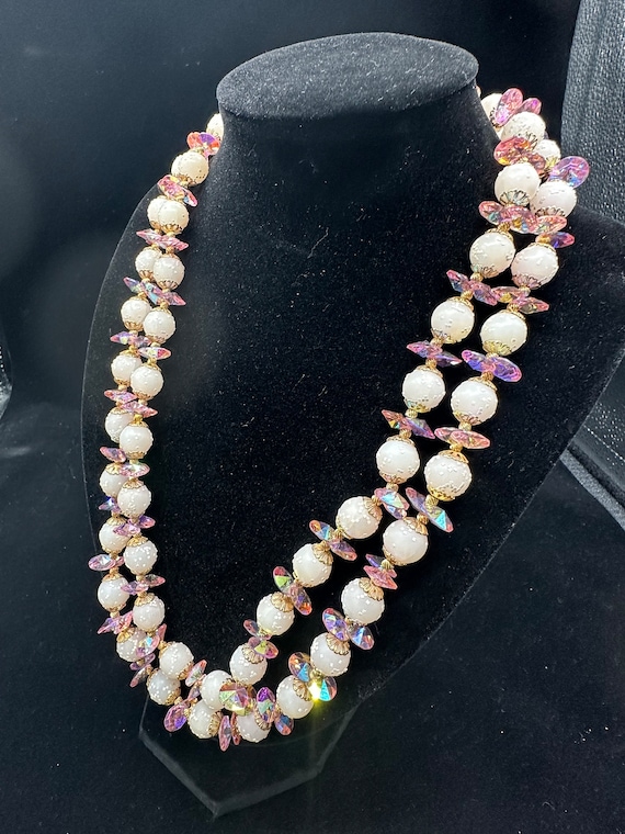Decorative Pink Necklace - image 1