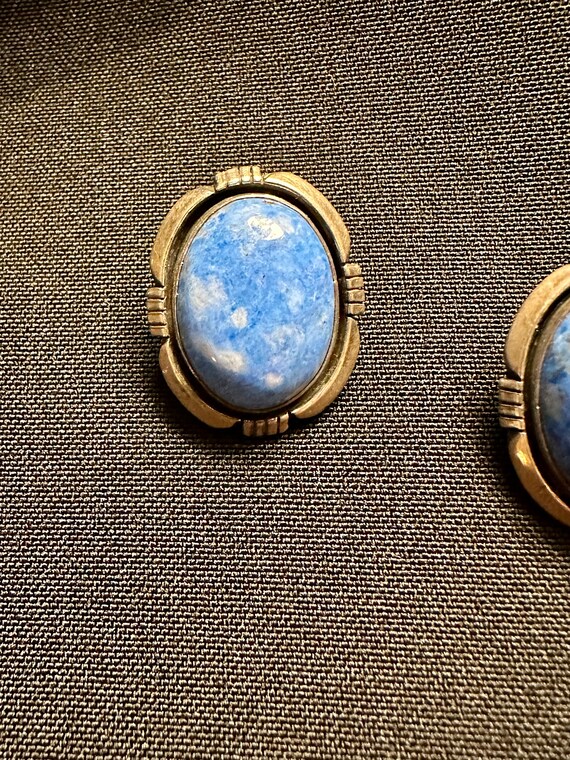 Ashley's AMS Sterling and Turquoise Earrings main image 1