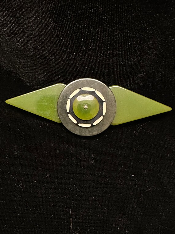 Art Deco Bakelite Brooch - image 9