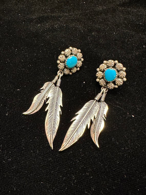 Native American Sterling Earrings