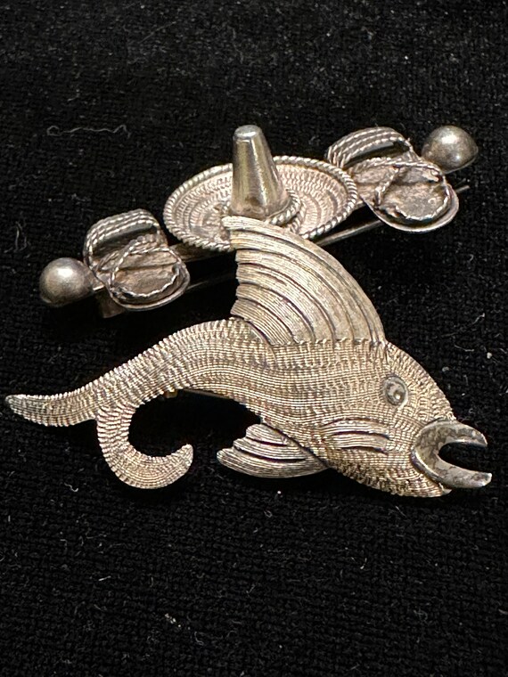 Mexican Sterling Brooches - image 7