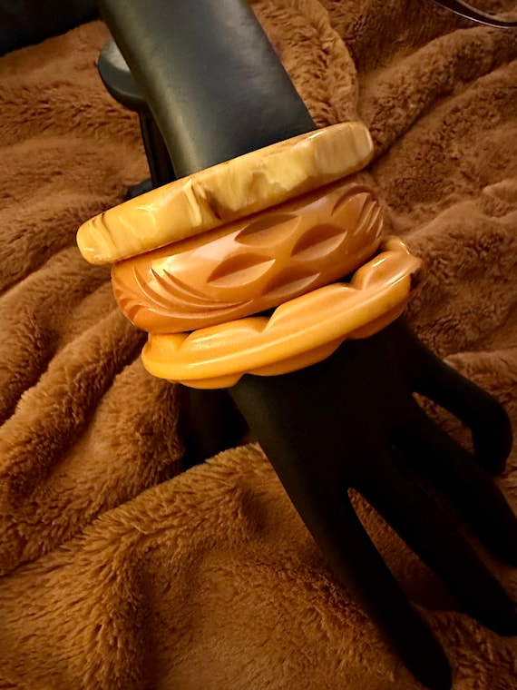 Set of Three Bakelite Bangles