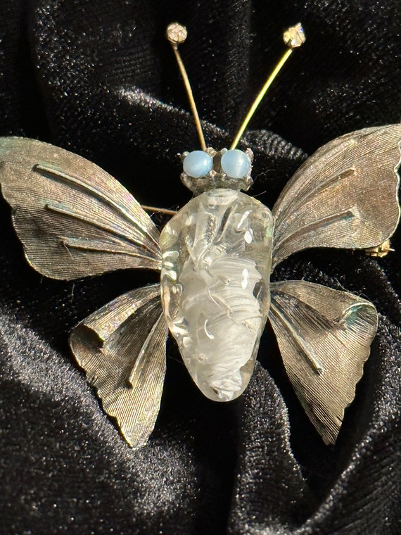 Hattie Carnegie Butterfly Brooch - image 7