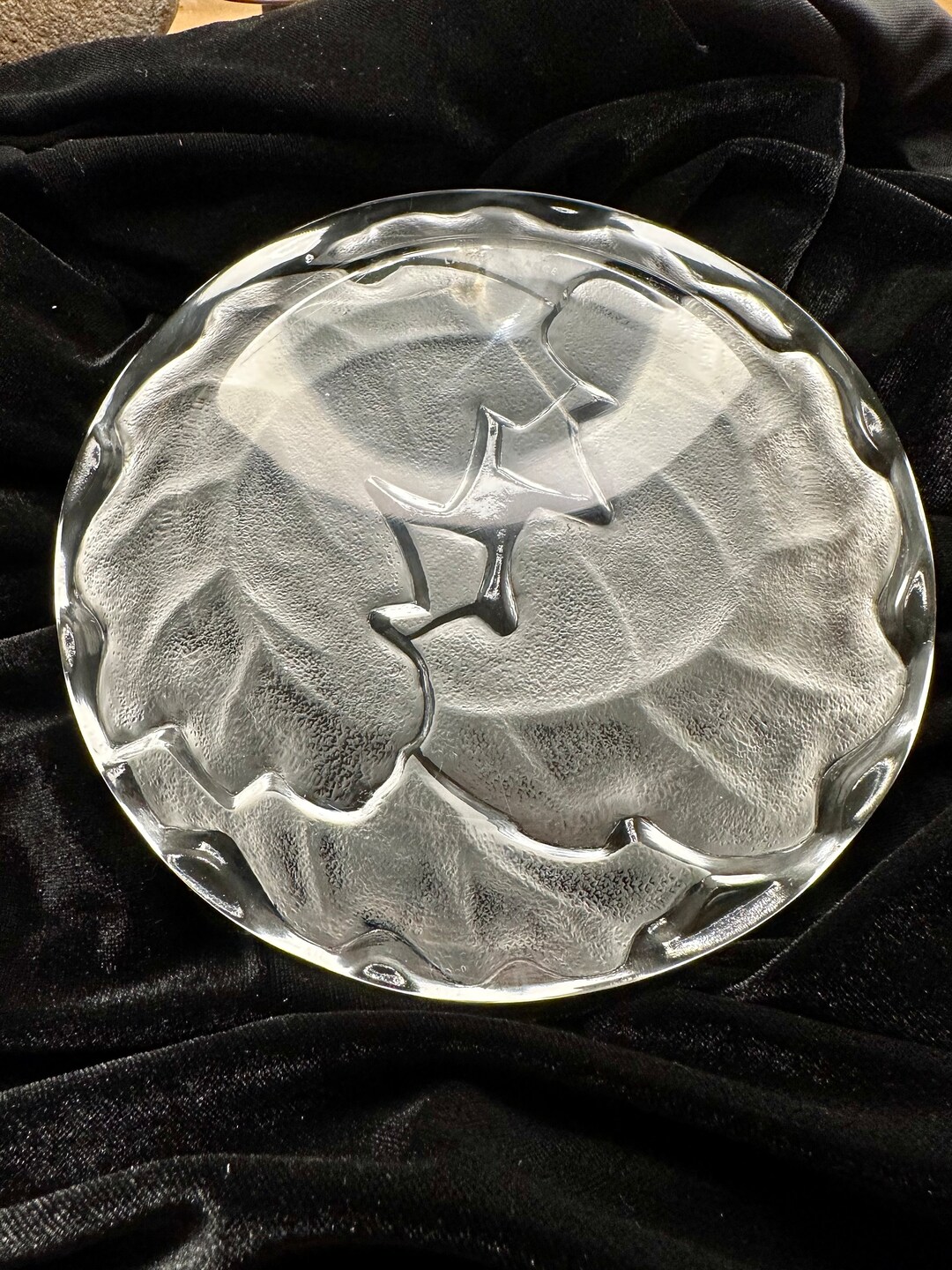 Lalique Salad Plates Etsy