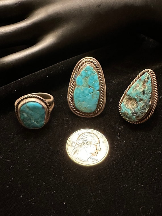 Native American Sterling Rings - image 6