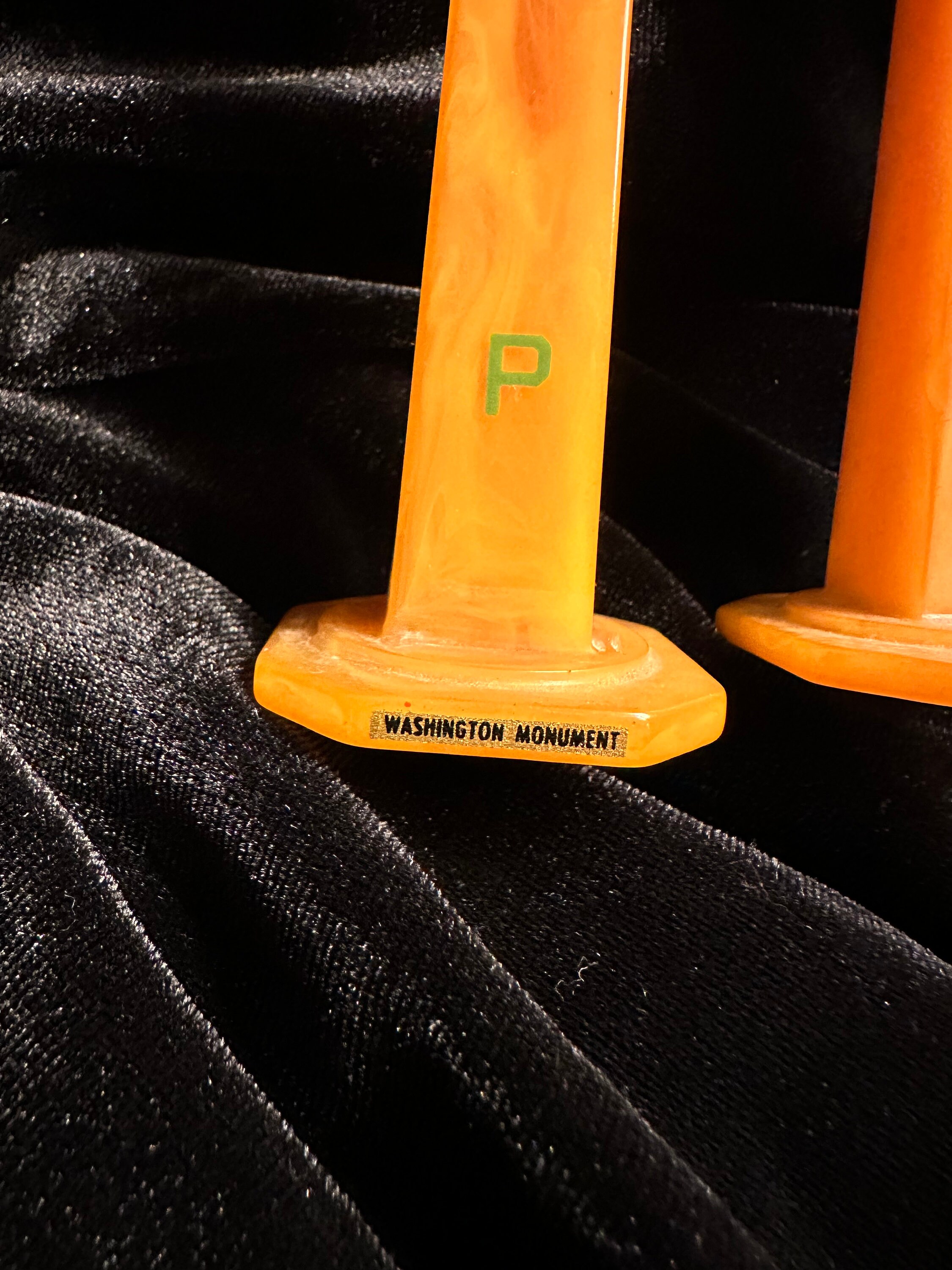 Bakelite Salt & Pepper Washington Monument Etsy