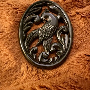 Plastic Bird Brooch