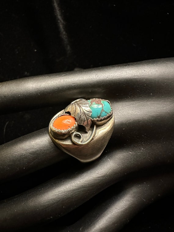 Native American Turquoise Ring - image 2