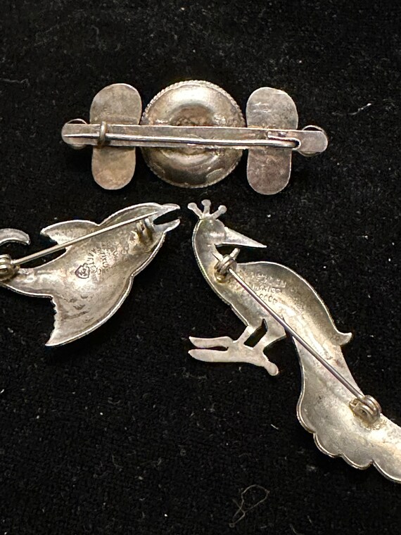 Mexican Sterling Brooches - image 5