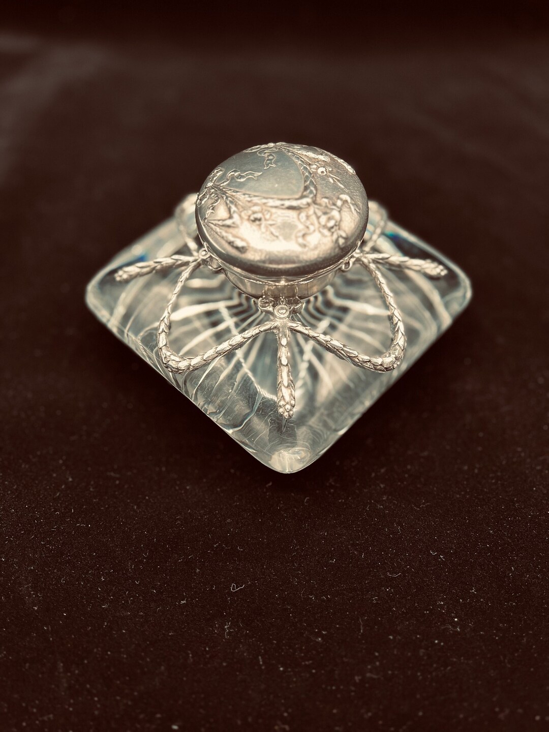 Inkwell - Victorian 19c Cut Crystal Inkwell - Etsy