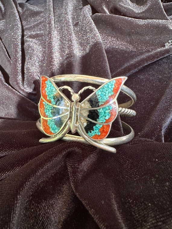 Native American Clamp Bracelet - image 4