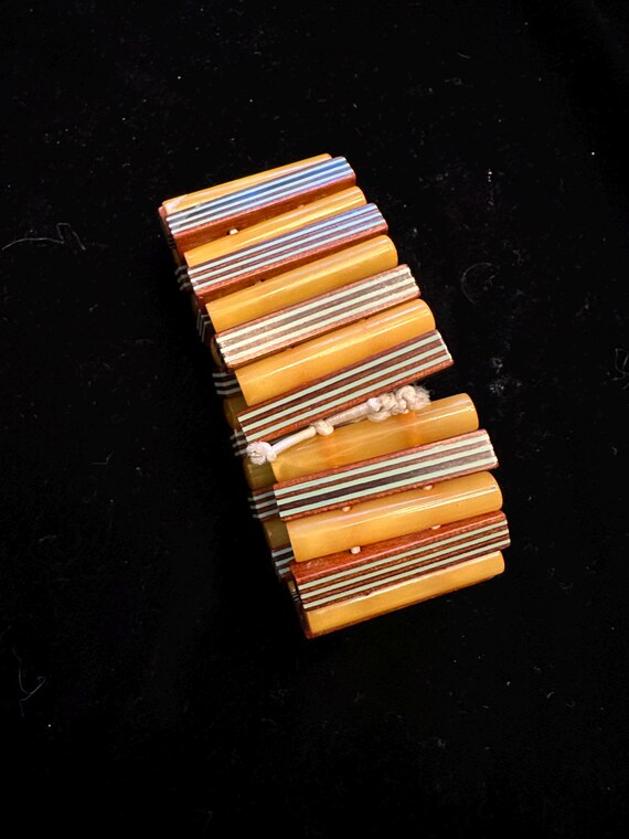 Bakelite Stretch Bangle - image 7
