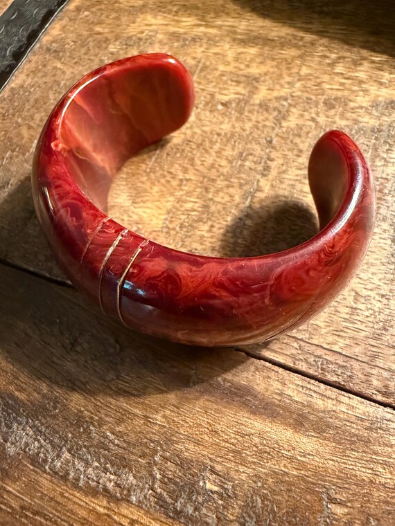 Bakelite Cuff Bracelet - image 6