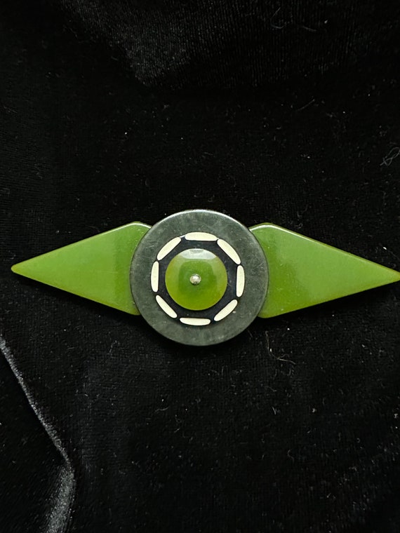 Art Deco Bakelite Brooch - image 2