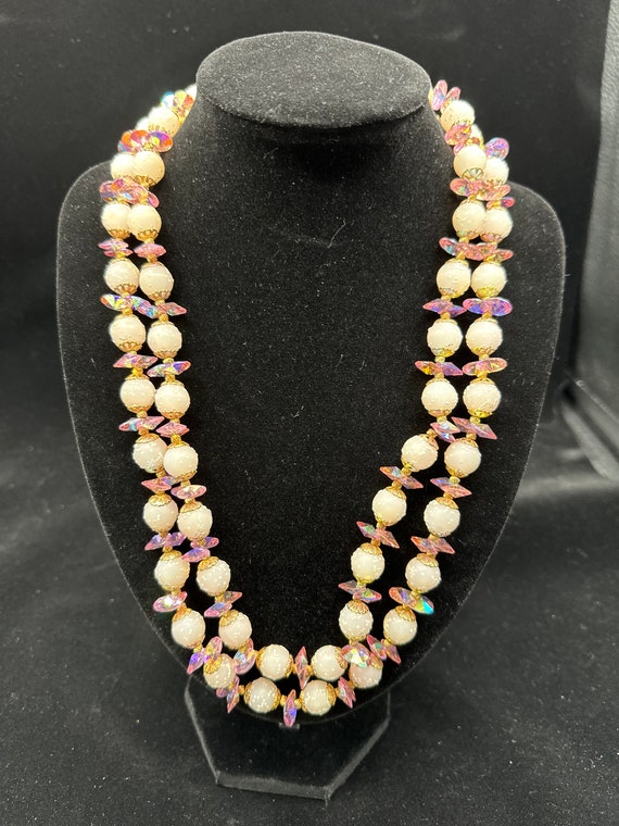 Decorative Pink Necklace - image 3