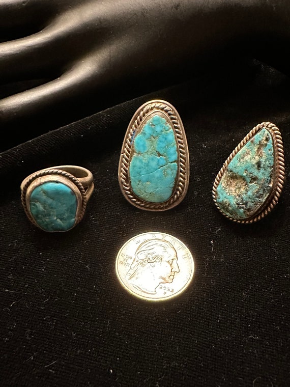 Native American Sterling Rings - image 5