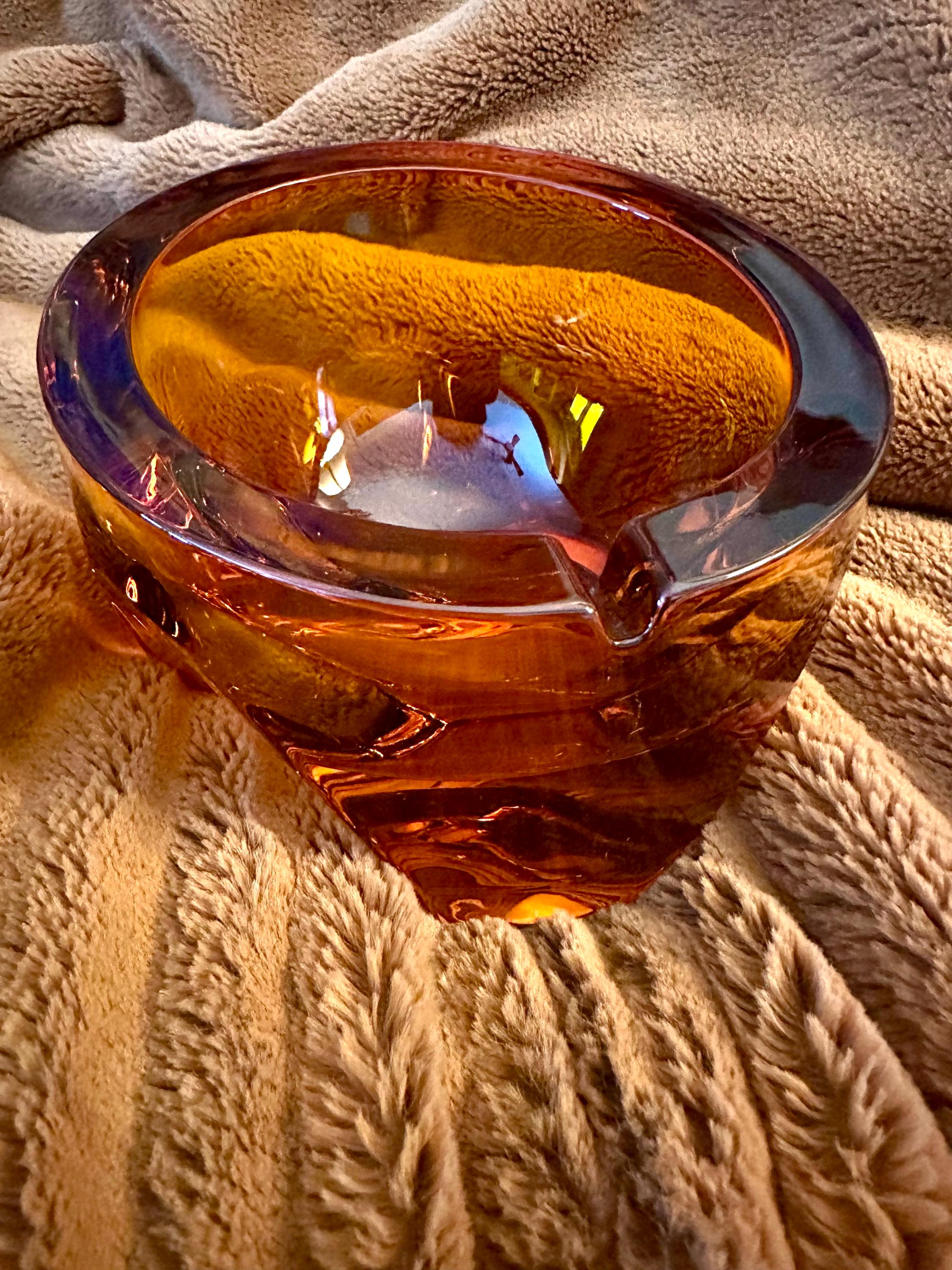 Viking Glass Ash Trays - Etsy