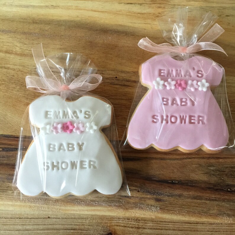 10 Personalised Baby Shower or Christening Iced Biscuits. Etsy UK