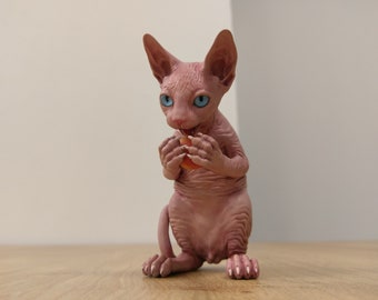stuffed sphynx cat