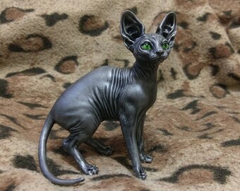 Sphynx Cat Sculpture Etsy