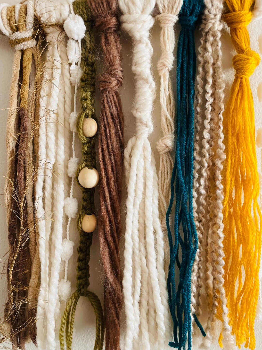 Illustration of Earth Tone Macrame Wall Decor Inspiration