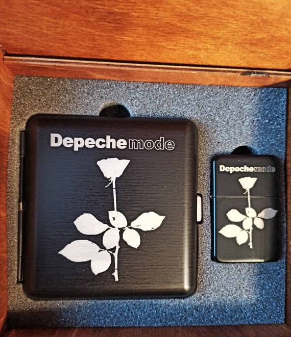Unique Depeche Mode Violator Cigarette Case Lighter Luxury Set Perfect Gift  - Etsy