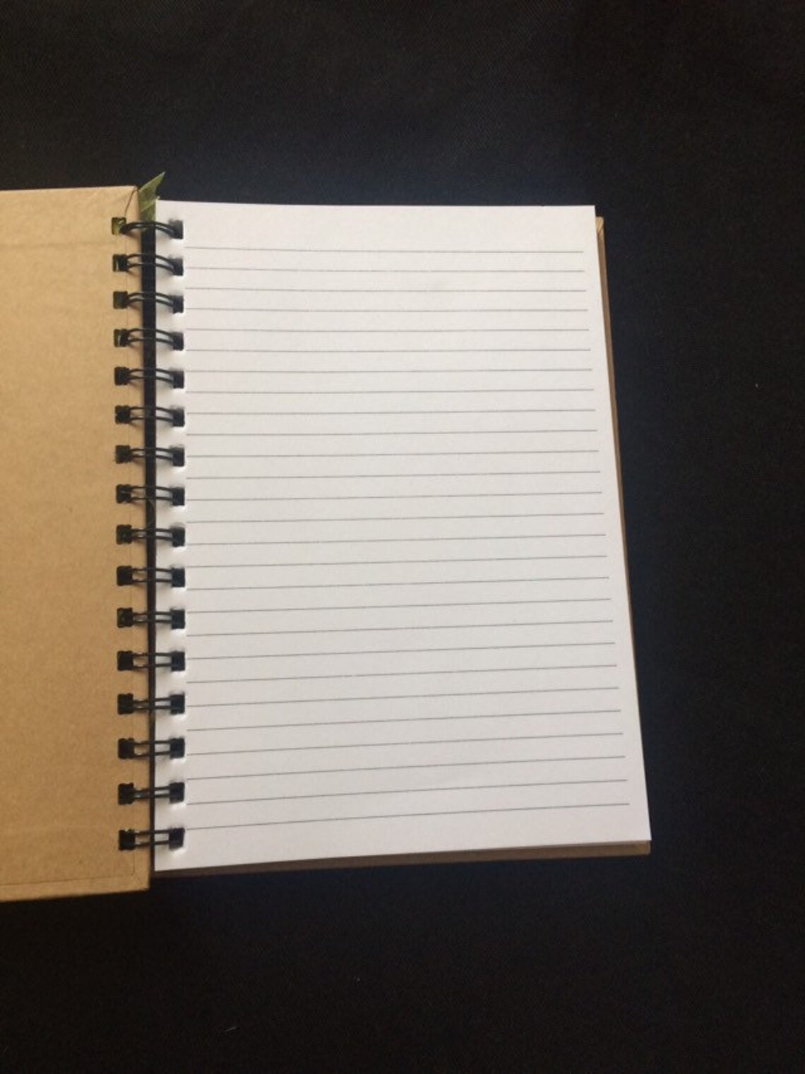 A5 Notebook Spiral Bound Hardback Lined Silver Wrap Design Etsy