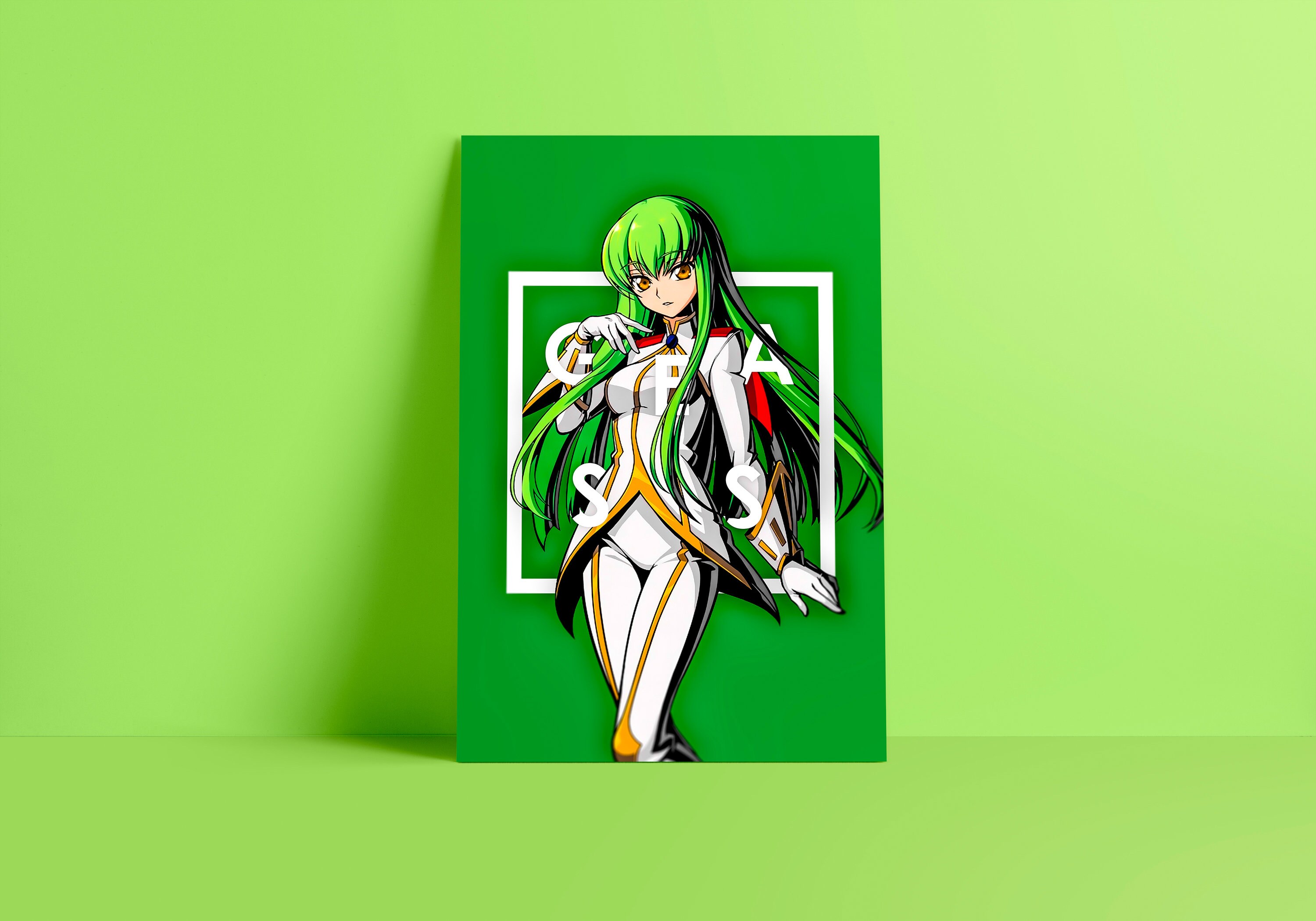 Code Geass C C Fan Art Poster Etsy Code Geass C C Fan Art Poster Etsy