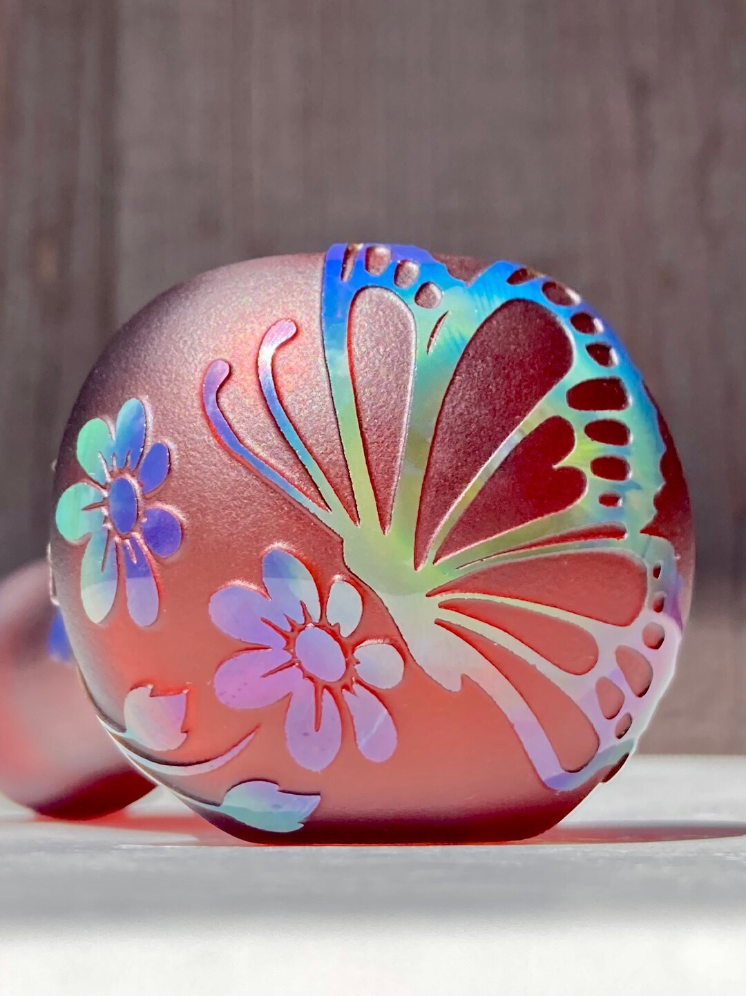 Ready to Ship New Butterfly Wildflower Scene Wild and Free Etsy