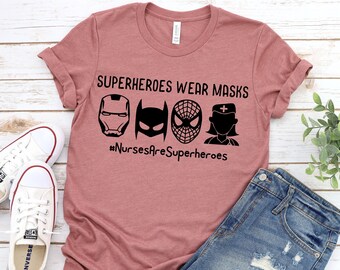 nurse superhero shirt