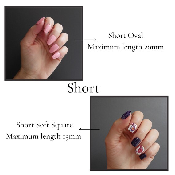 Nude Press On Nails Short And Long Matte Finish Or Etsy 