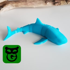 Great White Shark (3D Blueprint)