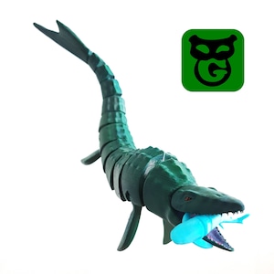 Mosasaur (3D Blueprint)