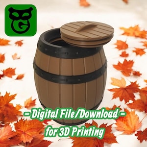 Barrel (3D Blueprint; Multicolor.3mf included)
