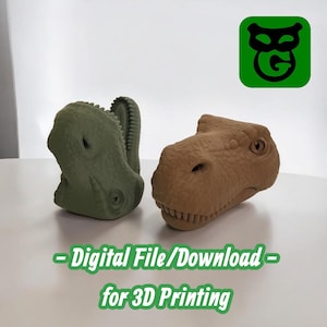 Marioneta de mano de T-Rex (plano 3D; multicolor, 3 mf incluidos)