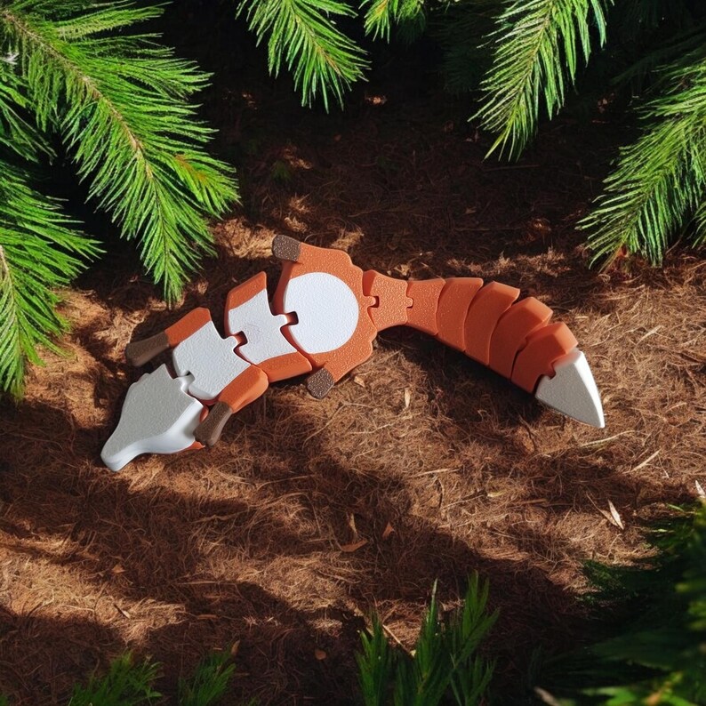 Lazy Fox (3D Blueprint; Multicolor.3mf Included) - Etsy