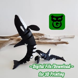 Orca (Plano 3D; Multicolor.3mf incluido)