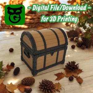 Treasure Chest (3D Blueprint; Multicolor.3mf included)