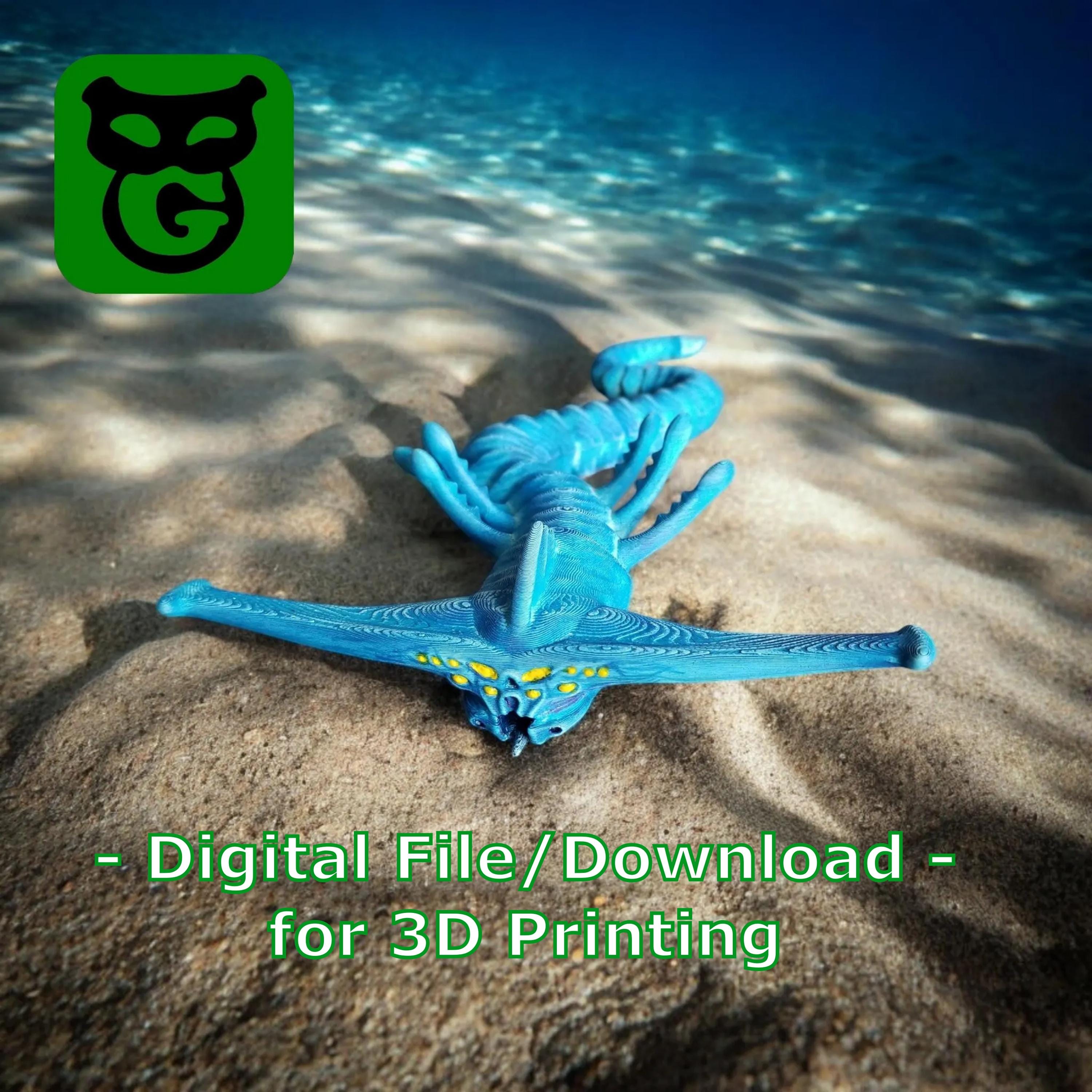 Ghost Leviathan; Subnautica (3D ブループリント) - Etsy 日本