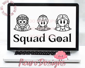 Squad Goals - House of Dragons 2 Inspired - Digital File